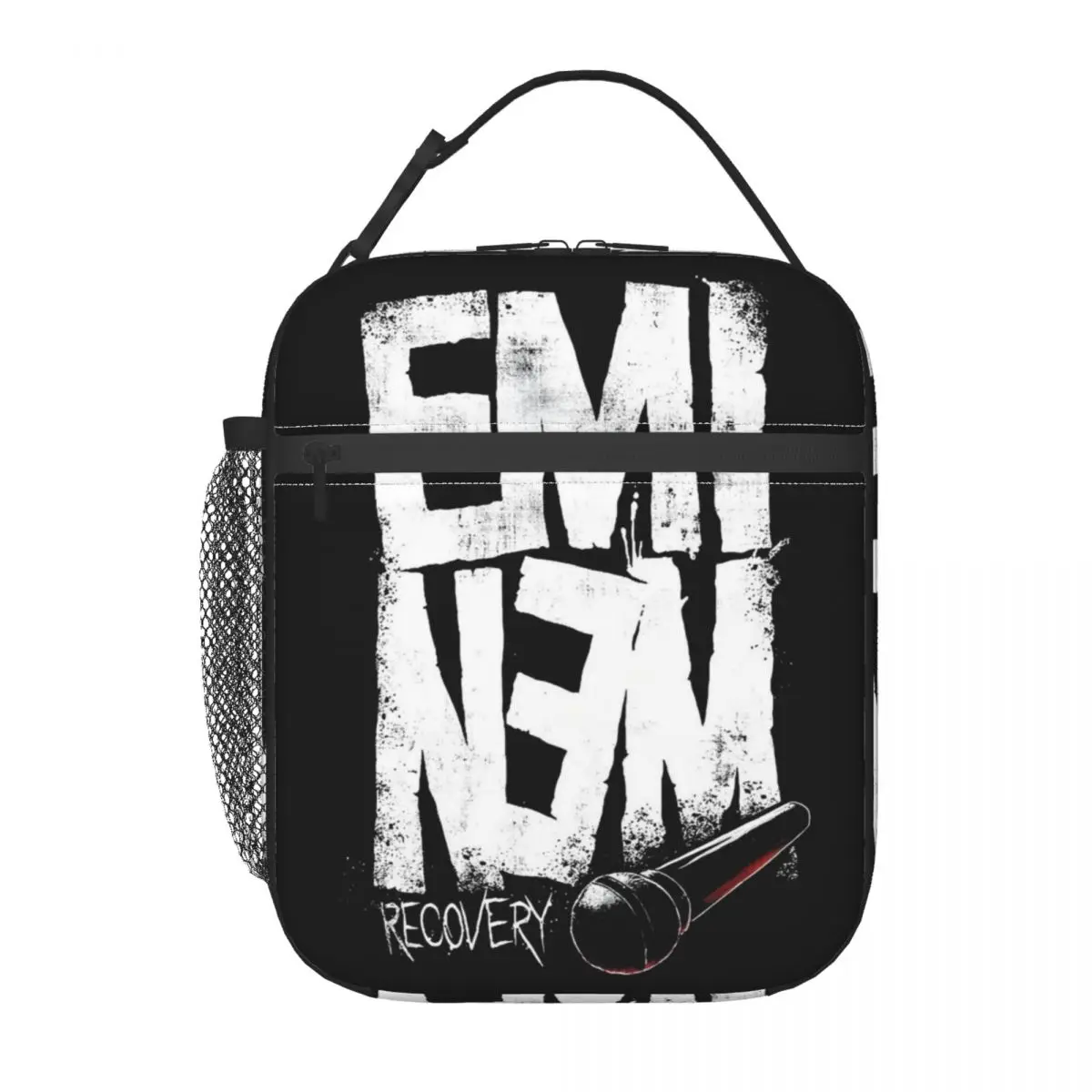Custom Hiphop E-Eminems Thermal Insulated Lunch Bags Resuable Lunch Box for Work School Travel Multifunction Food Tote Bags
