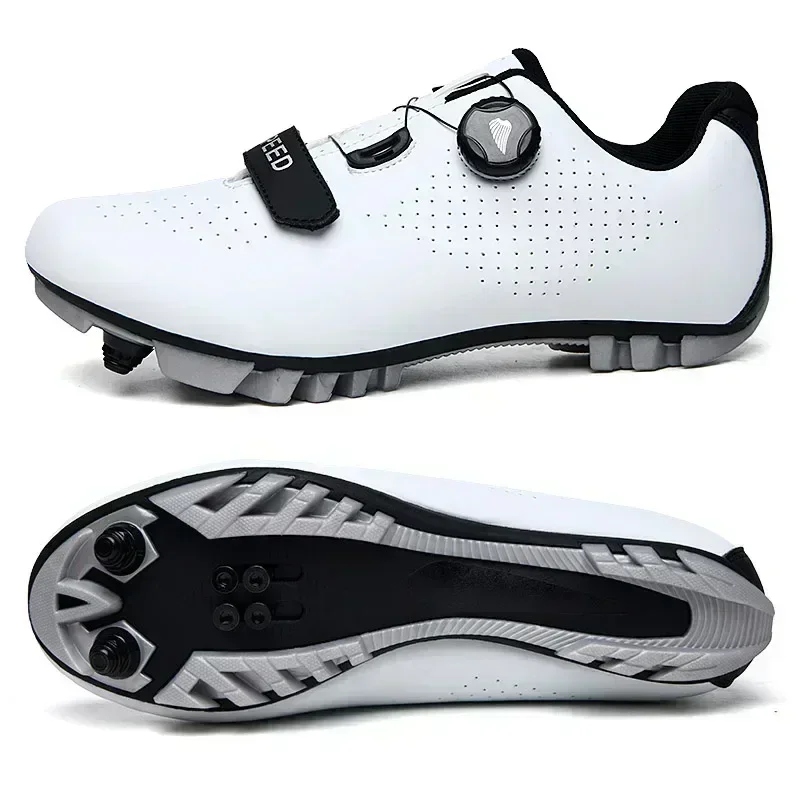 Hot Sale Mtb Shoes Cycling Speed Sneakers Men's Flat Road Cycling Boots Cycling Shoes Clip On Pedals Spd Mountain Bike Sneakers