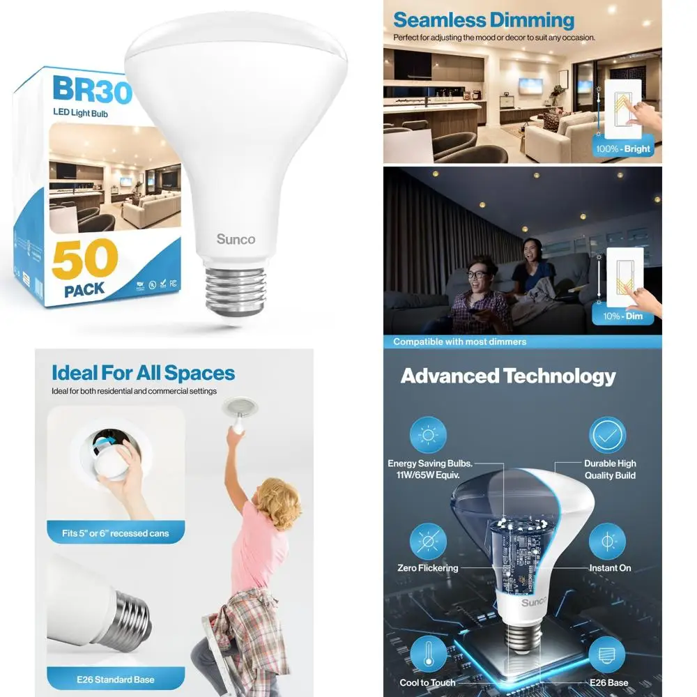 Led BR30 Recessed C… - image