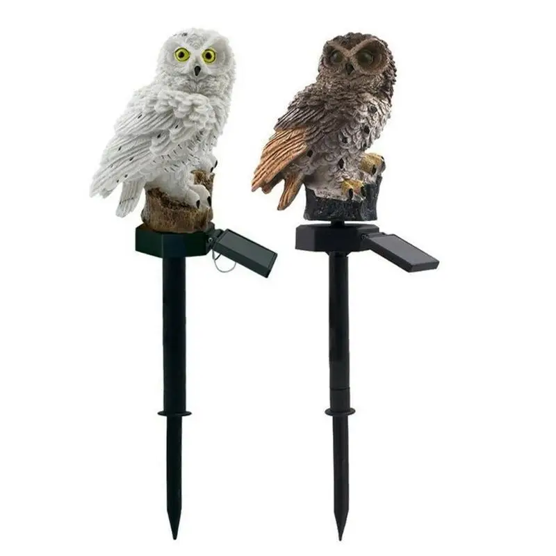 

Solar outdoor resin owl garden lawn lights garden animal landscape decoration LED lights decorative lights