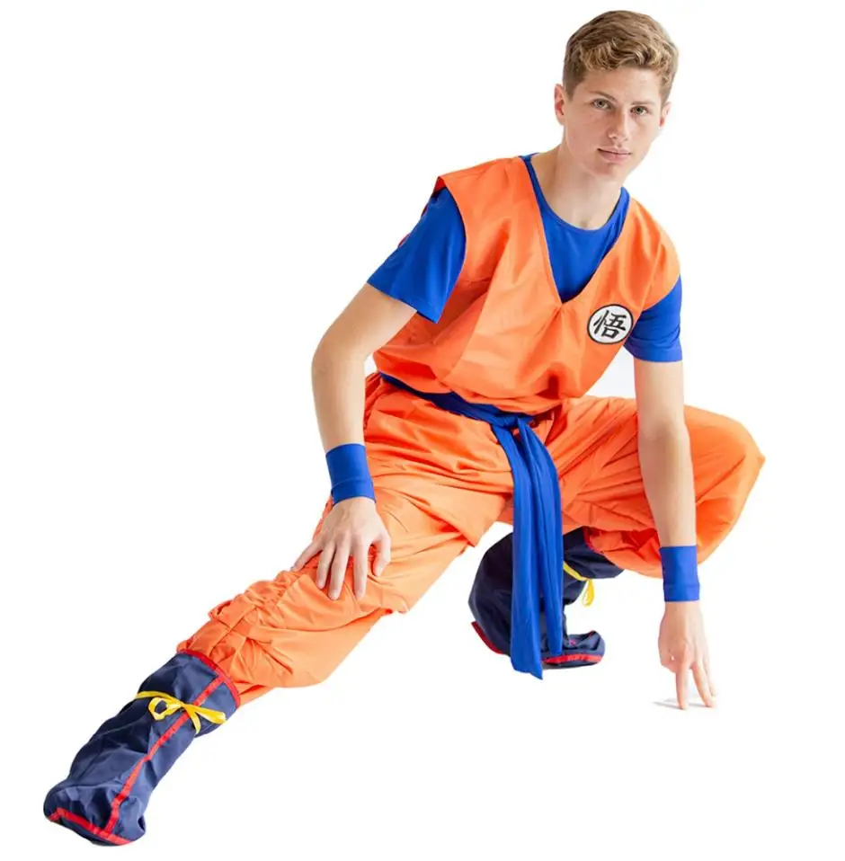 Anime Cosplay Costume Halloween Party Costume Son Goku Costume Suit Costumes For Adult