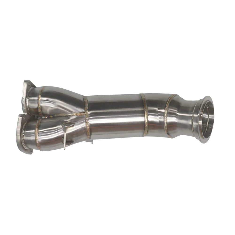 

New for BMW 135i Catalytic Converter Downpipe 304 Stainless Steel Exhaust Downpipe for E93 for Bmw N55B30