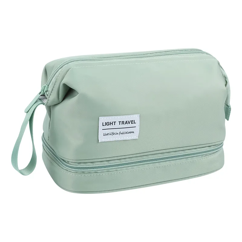 Large capacity cosmetic bag double layer toiletry bag makeup organizer toiletry travel bag portable travel essentials