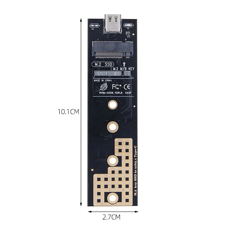 M2 Adapter SSD obudowa NVMe M.2 do obudowy type-c do NVME PCI-E NGFF SATA M/B klucz 2230/2242/2260/2280 SSD RTL9210B podwójny protokół