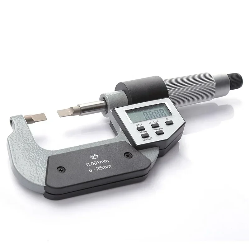 0-25mm 0.001mm Electronic Blade Micrometer, blade is 0.7mm xibei Digital Micrometer