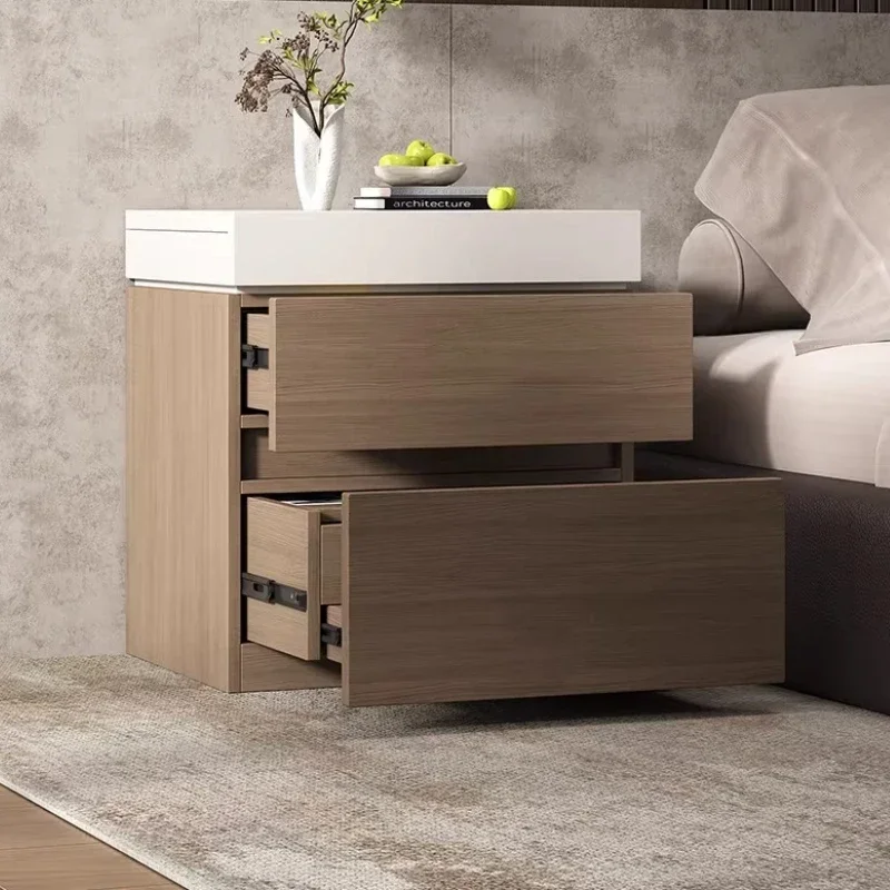 Nightstand Smart Concealed Bedside Table With Lock Home Bedroom Locker Bedroom Nightstands And Side Tables Chest Of Drawers