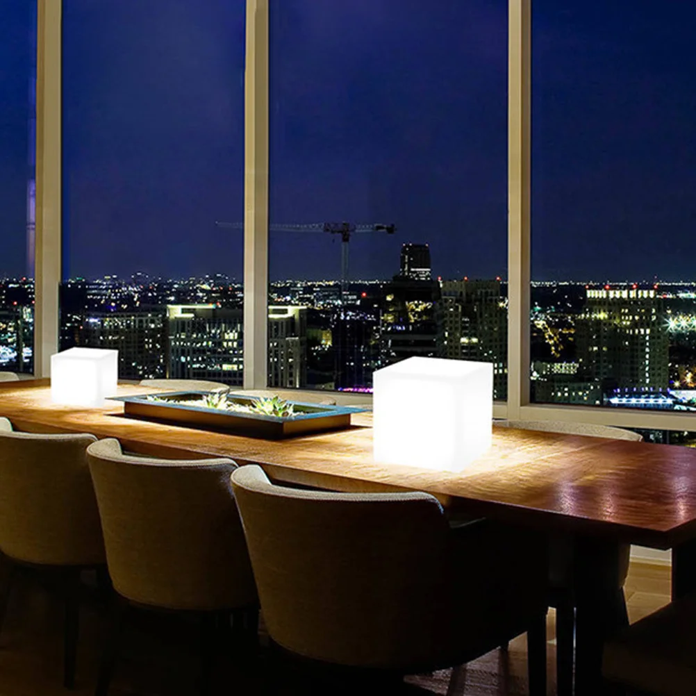 

Led Changing Cube Night Light 5W 16 Colors Usb Rechargeable Remote Control Square Lamp For Bedroom Home Party Decor