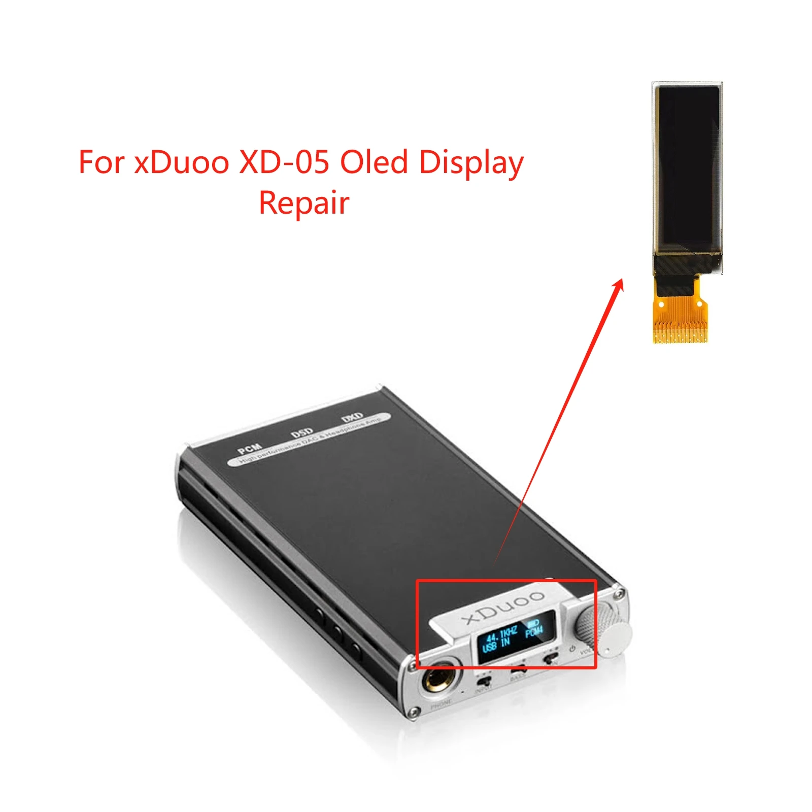 New Oled Lcd Display for xDuoo XD-05 Blue Font Repair