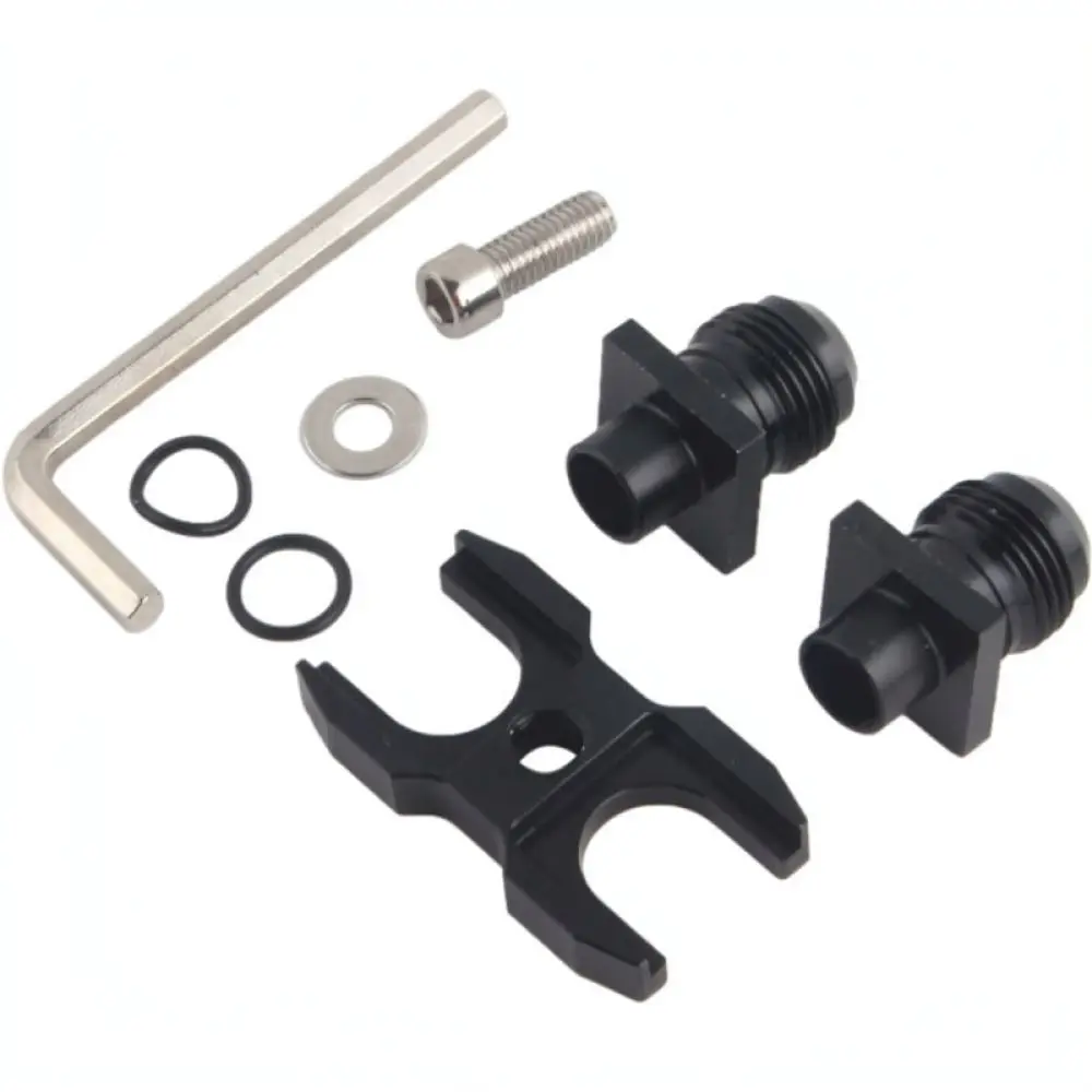 Oil Cooler Sandwich Plate Adapter For BMW E36 E46 M3 E90 E92 AN10 Inlet Outlet Connector Performance Cooling System Fitting