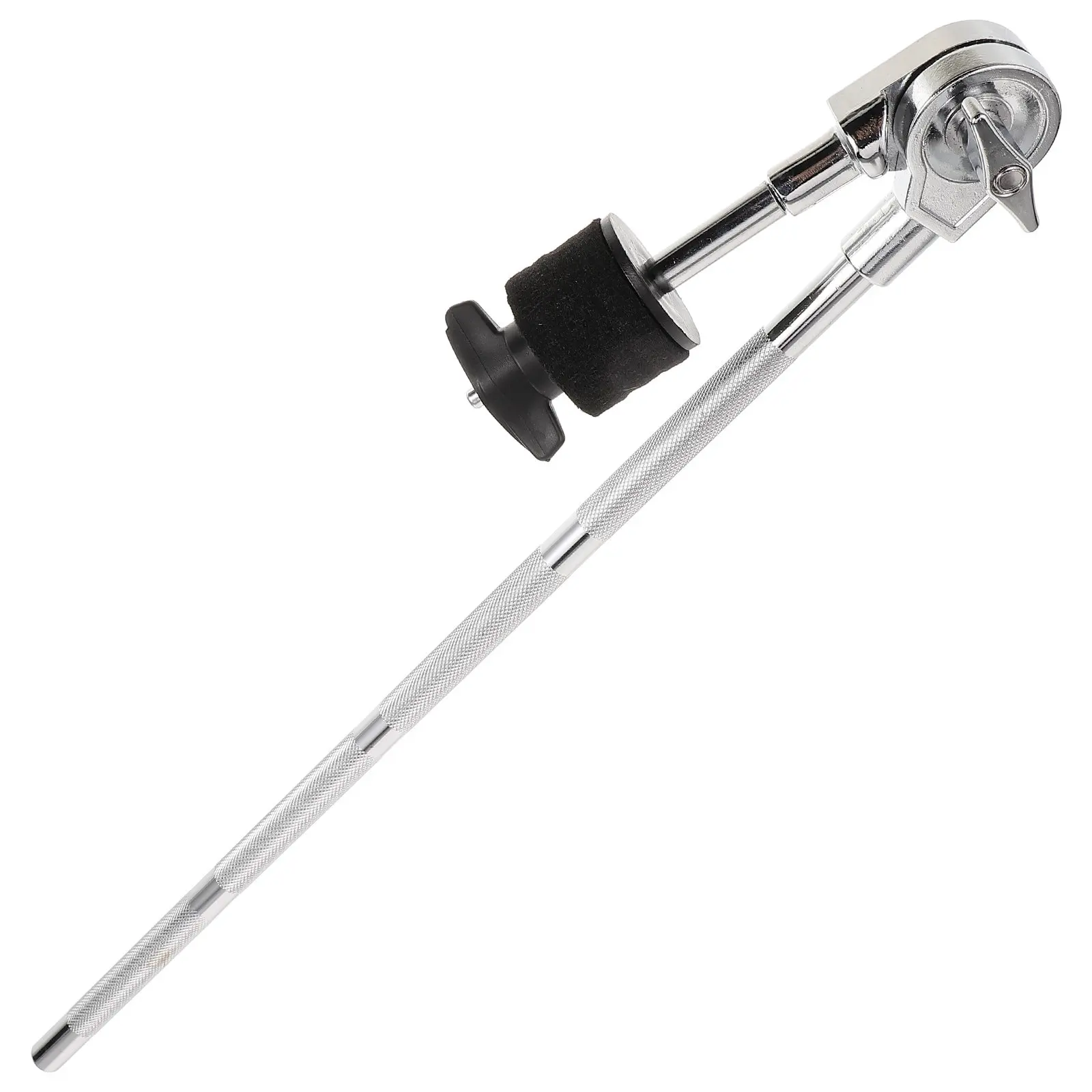 Sturdy Cymbal Boom Arm with Clamp Reinforced Drum Extension Clamp Rust Resistant Electroplated Metal Drum Kit Parts