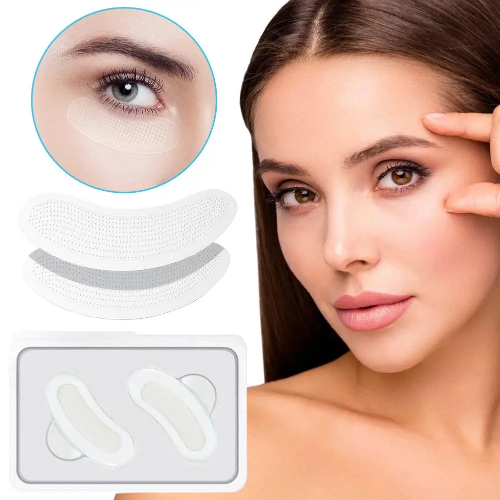 Anti Aging Microneedle Eye Mask  Hyaluronic Acid Acetyl Hexapeptide Glutathione for Dark Circles Eye Bags Wrinkles 3D Nano