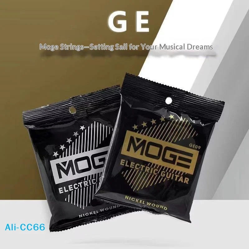 【C】Electric Guitar Strings Nickel Wound Anti Rust Coated High Bright Tone Guitar String Set For Music Performance Practice