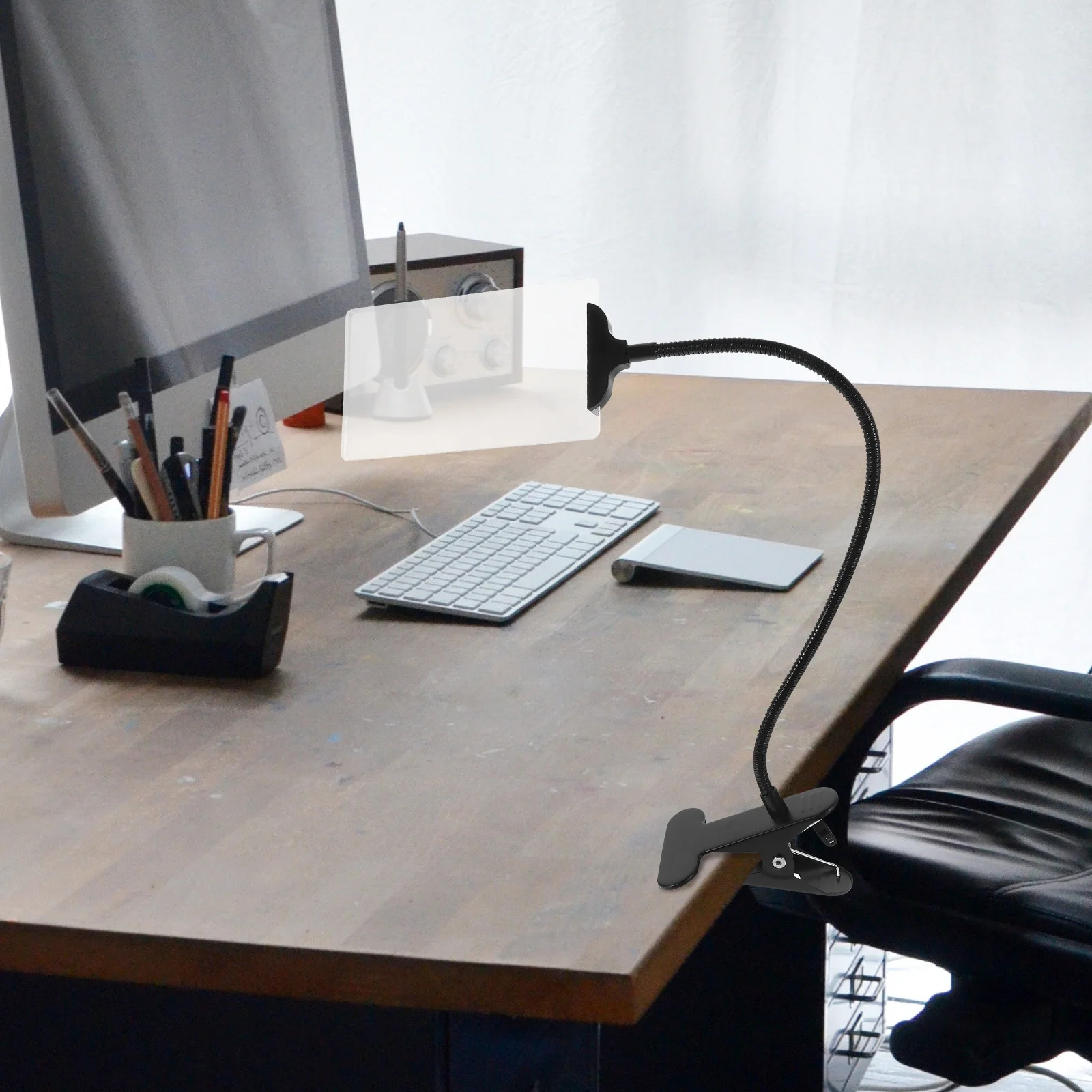 

Portable Magnifier Large 5x Magnification Flexible Stand Reading Magnifying Tool for Craft Work Senior Use Magnifier for Reading