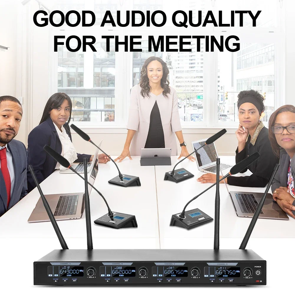 2026/Factory Price DR2800 Professional Multifunctional Regulation Gooseneck Microphone Wireless For Working Conference