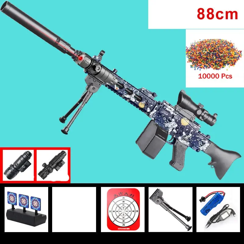 Automatische Hydro Gel Pistole mg3 Gel Ball Pistolen Spielzeug Airsoft Waffen elektrische Handbuch 2 Modi Schuss Scharfschützen für Erwachsene Kinder schießen