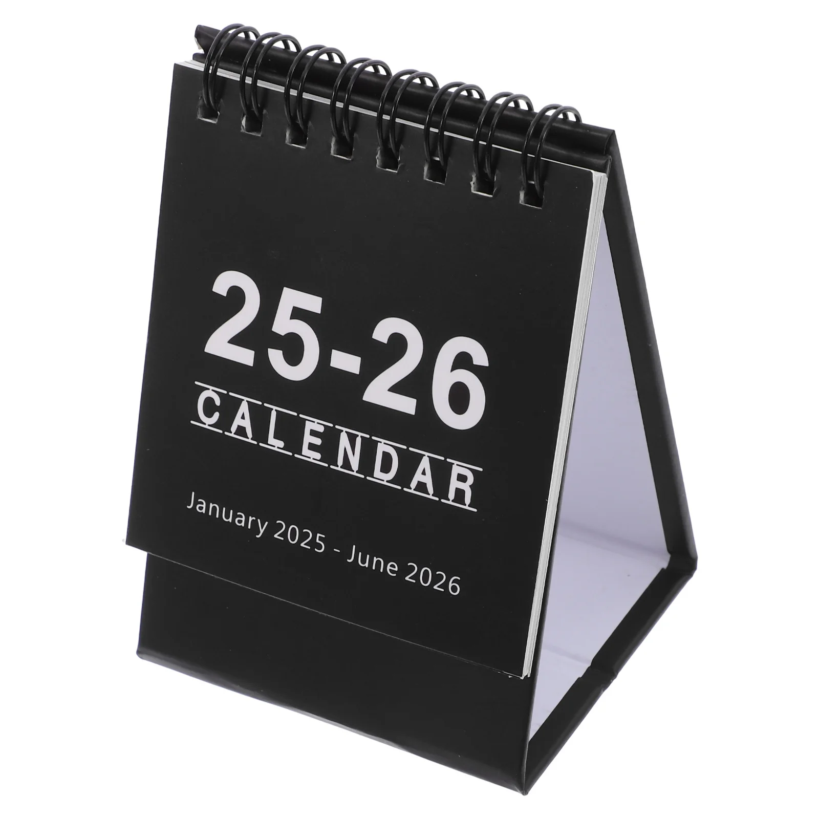 

Standing Desk Calendar 2025-2026 Mini Monthly Flip Calendar Compact Paper Planner for Office Home School Daily Schedule Tracker