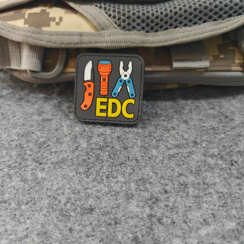 2026 New PVC Patches,EDC Morale Badges, For Clothing, Hats, Backpacks, etc., Hook and Loop