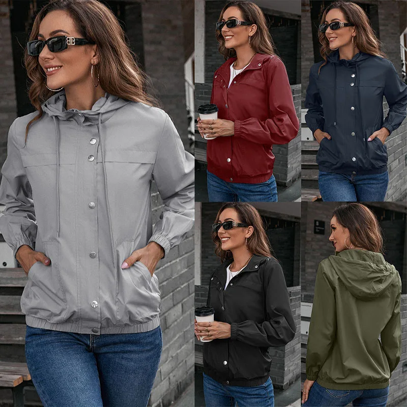 2023 New Autumn and Winter Fashion Minimalist Sports Mountaineering Suit Waterproof Jacket Comfortable Women's Casual Top