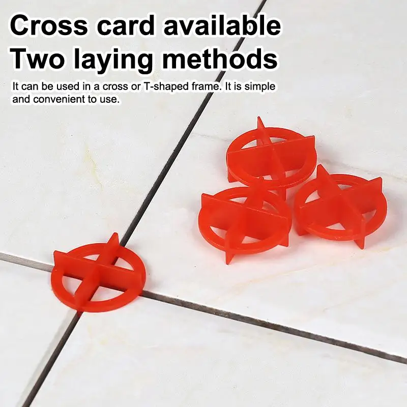 For Floor Wall Tile Installation With Plastic Sizes 1 To 3mm 100PcsTile Leveling System Clips Spacers Wedge