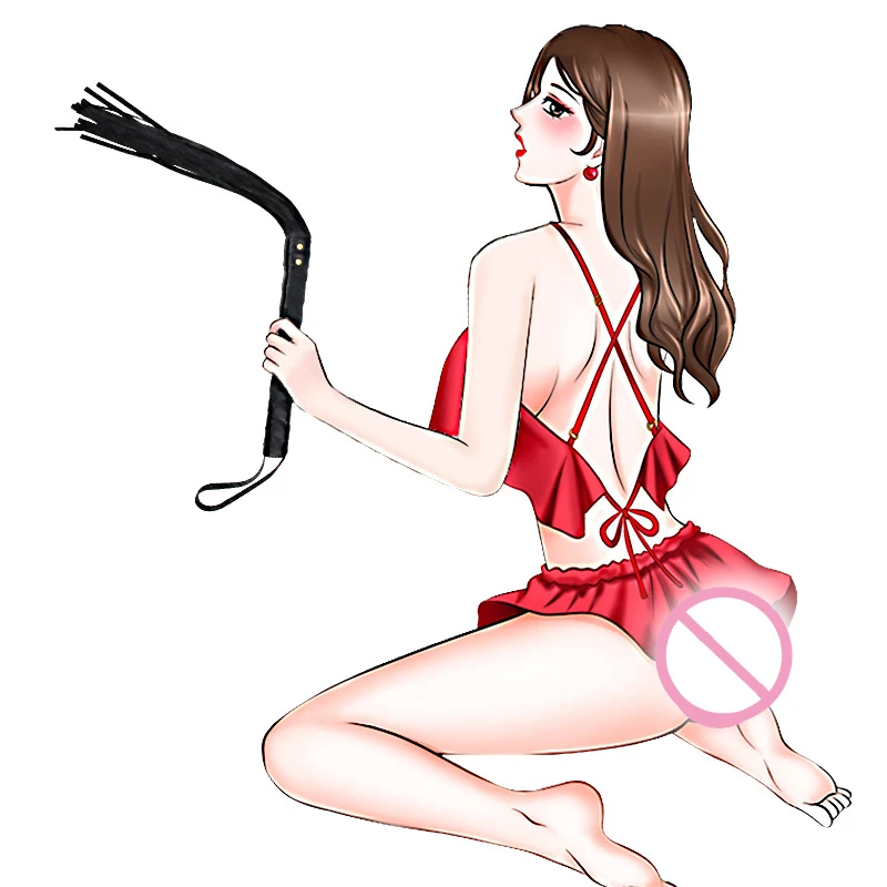 Slave Whip Adult Games Bondage Sex Toys for Woman Cockring Flogger Paddle Spanking Bondage Restraints Whips Flirting