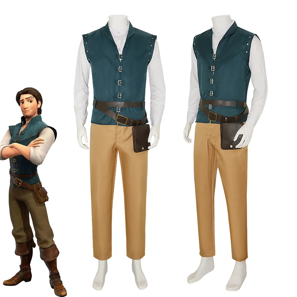 

Rapunzel And Flynn Rider Costumes From Tangled For Halloween Stage Performance Cosplay