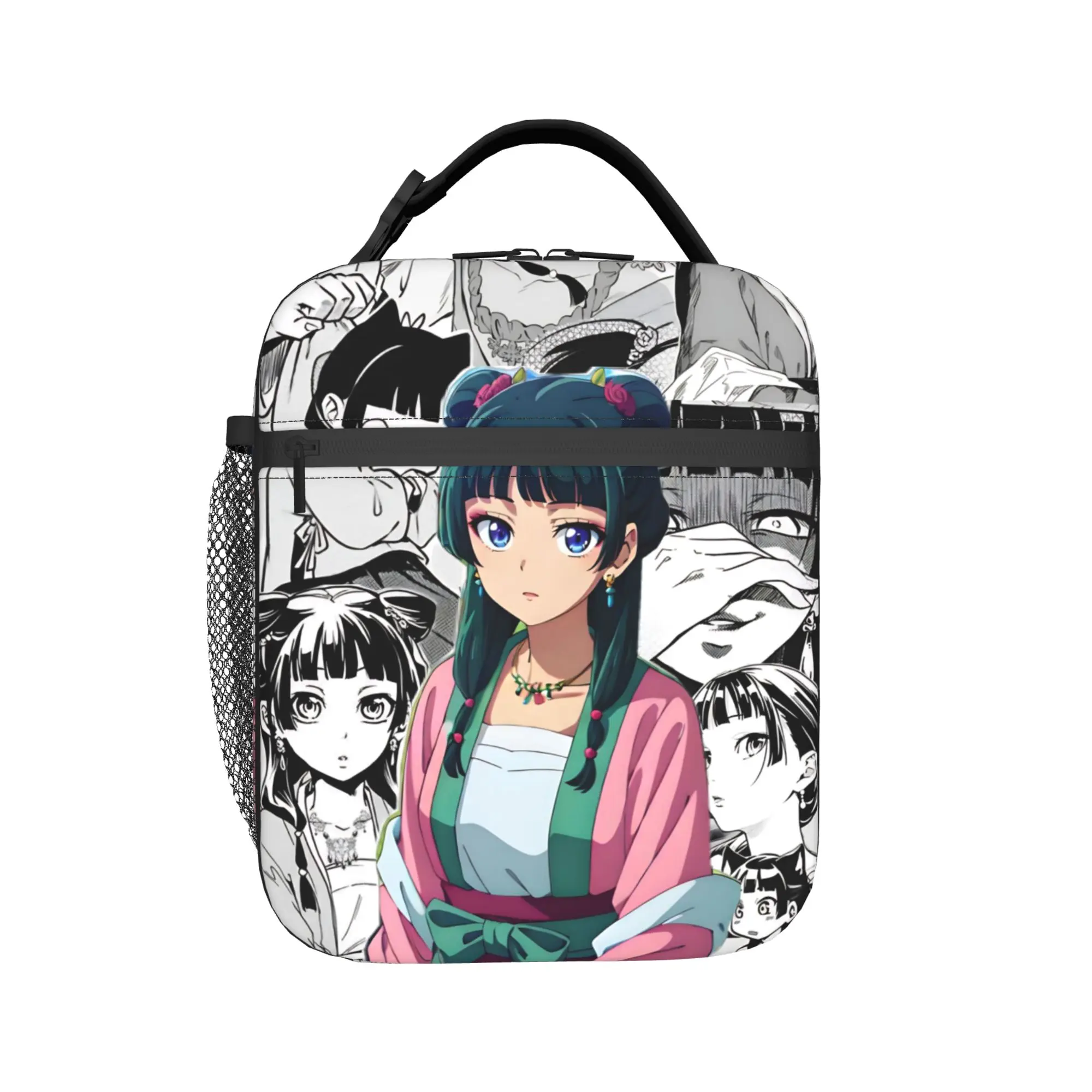 The Apothecary D-Diaries Maomao  Merch Insulated Lunch Bag For Office  Food Container Reusable Cooler Thermal Lunch Boxes