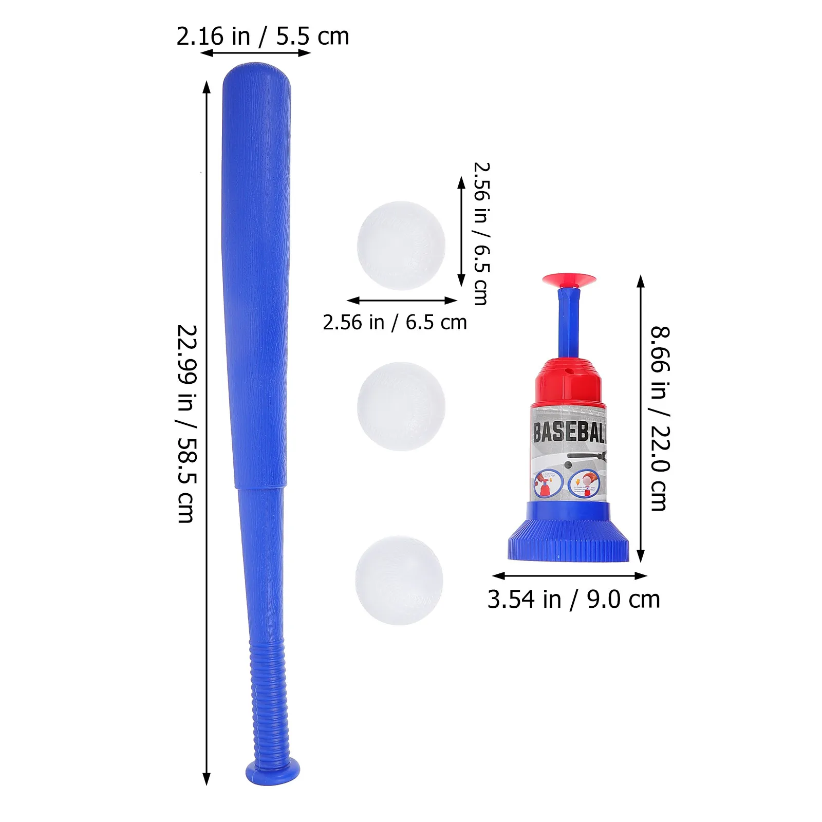 1Set Premium Plastic Baseball Training Device Automatic Launcher for Kids Safe Lightweight Indoor Outdoor Practice Tool Improve