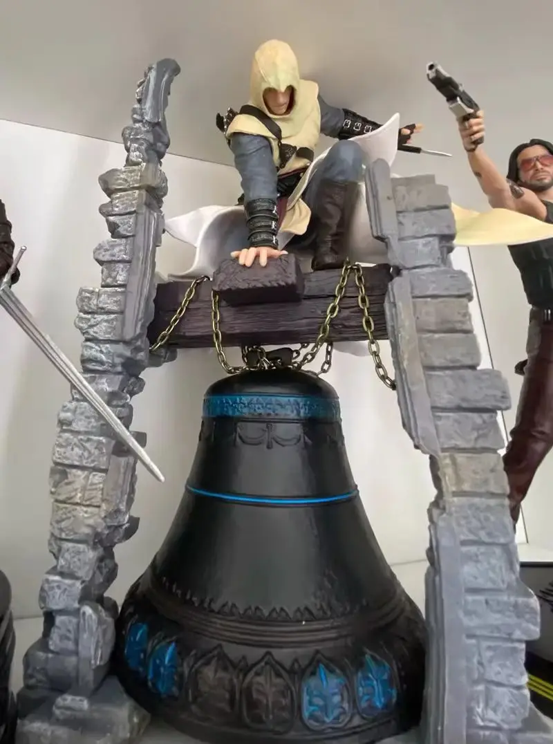 아사신 크리드 모델 알테어 코너 액션 피규어 게임 피규어 장난감 28cm 애니메이션 주변기기 GK 스태츄 장식품 어린이 선물