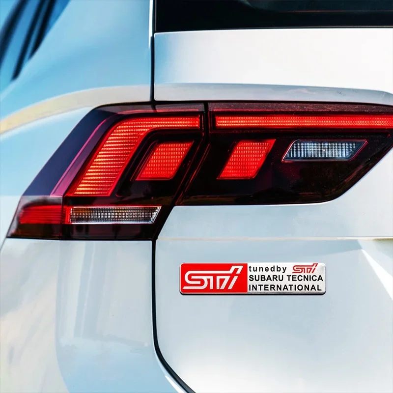 

Стайлинг багажника автомобиля из сплава, наклейка с автоэмблемой, аксессуары для Subaru STI, значок Outback Impreza Legacy WRX XV Tribeca Forester BRZ