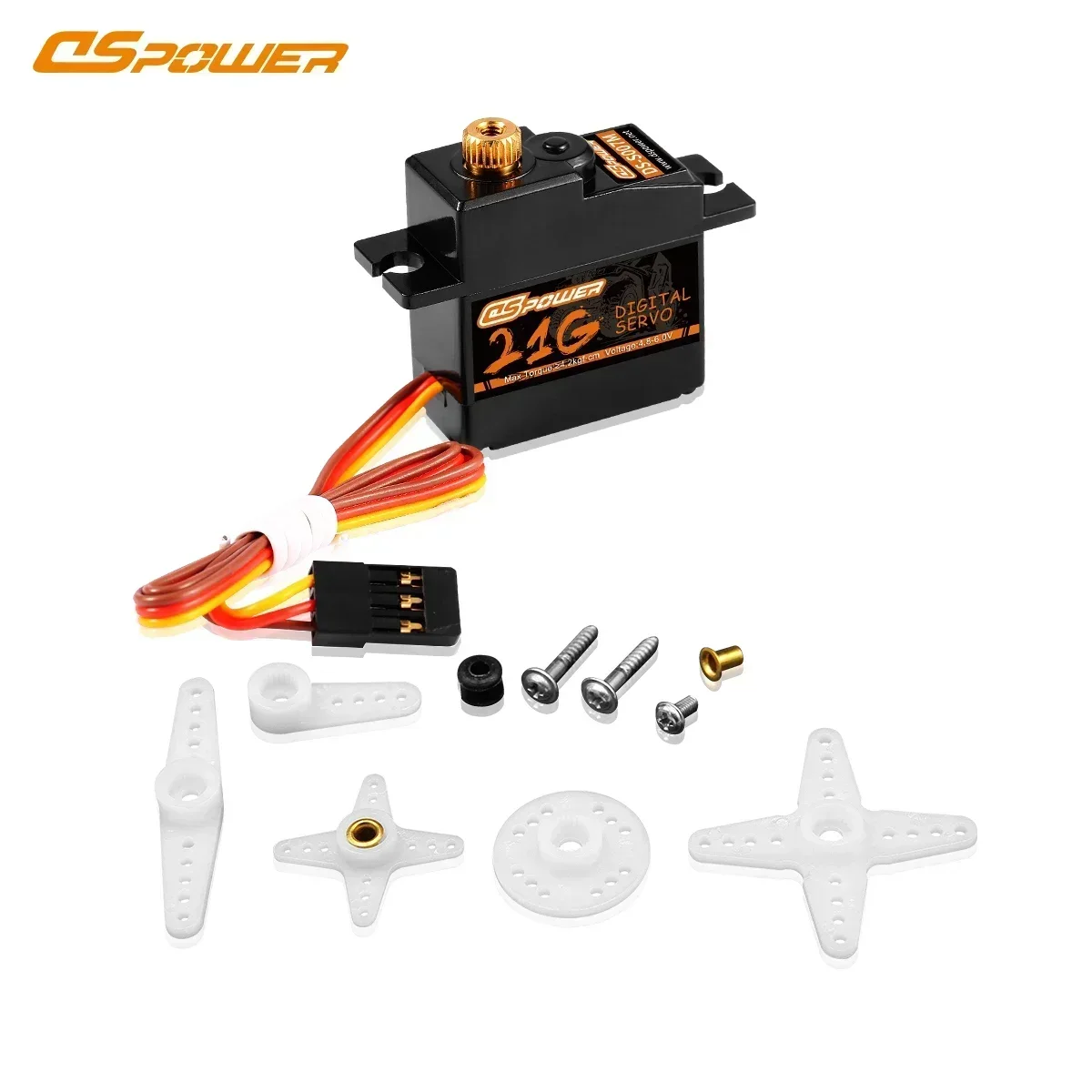 DSPOWER 21g Mini servomotore digitale per auto RC per 1/18 1/16 1/14 Micro HYPER GO Wltoys 144001   MN99S MN82 Giocattolo robot per barca aereo da canalizzazione