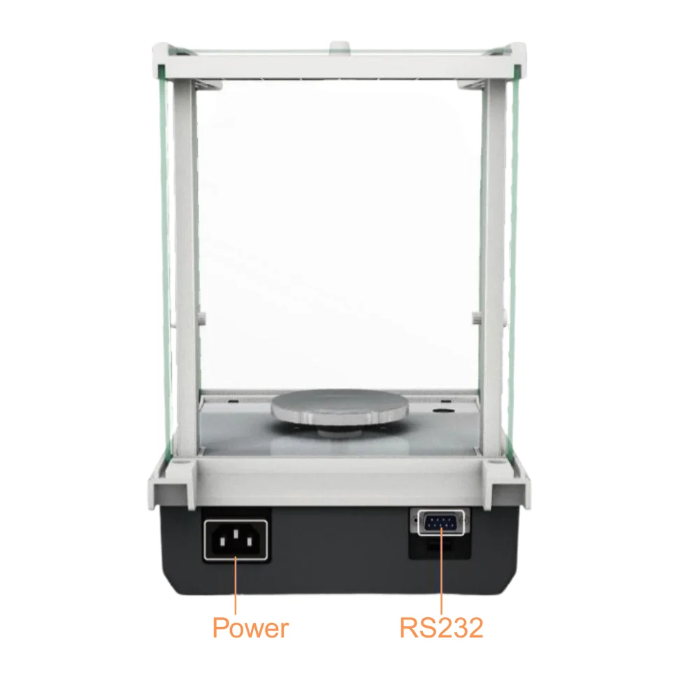 ECO Precision Balance 0.0001g with Print Function and Data Output for Quality Control and Industrial Process Weighing Needs