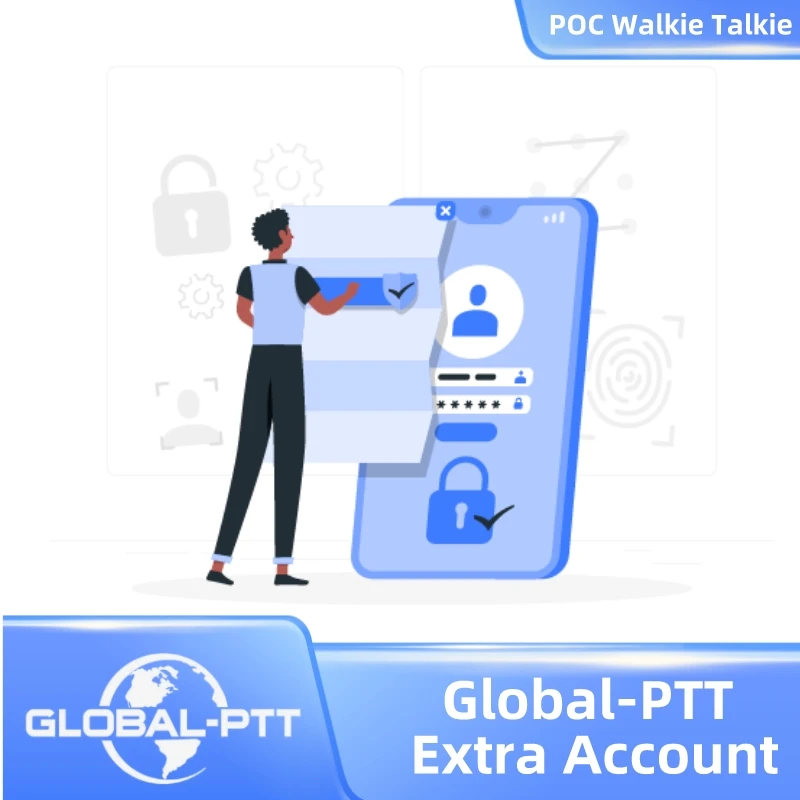 Global-PTT Extra Account For Android Phone Tablet To Communicate With POC Walkie Talkie