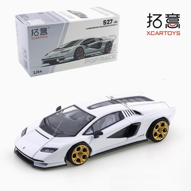 

XCARTOYS Diecast 1:64 Scale Countach LPI800-4 Alloy Car Model S27-01 Collection Souvenir Static Display Ornaments Toy Gift