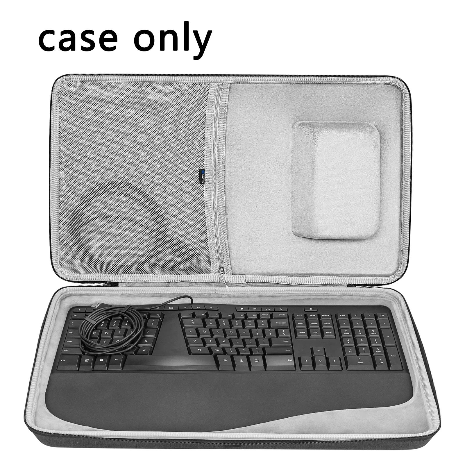 

Geekria Hard Shell Travel Carrying Keyboard Case, Compatible with Microsoft Ergonomic Keyboard (LXM-00004)