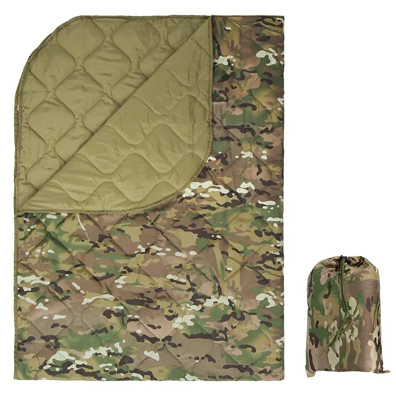 

Outdoor Camping Supplies Emergency Folding Camouflage Quilt Nap Blanket Multifunctional Warm Insulation Lightweight Blanket