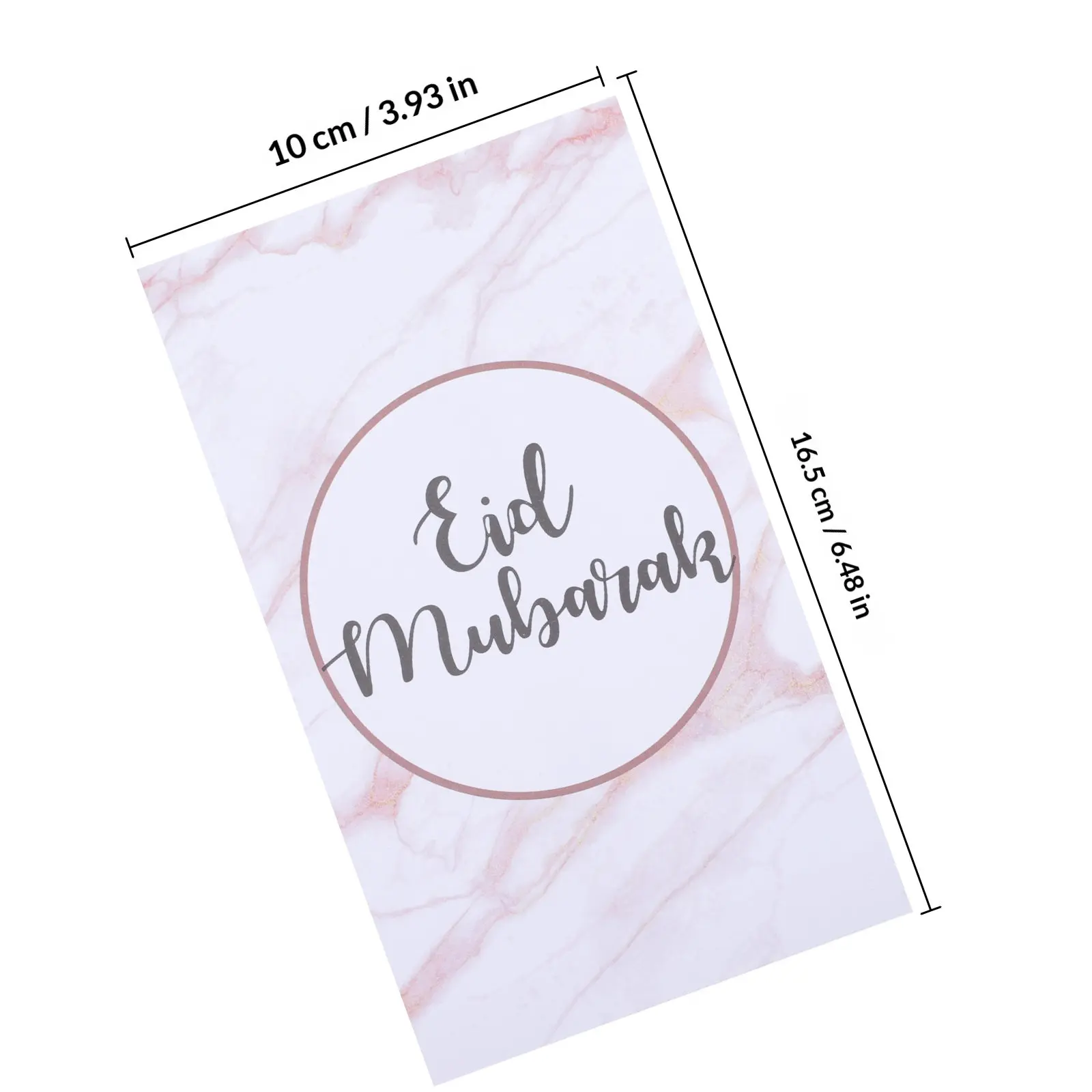 50 Pcs Eid Mubarak Money Envelope Envelopes for Cash Cards Packing Celebrations
