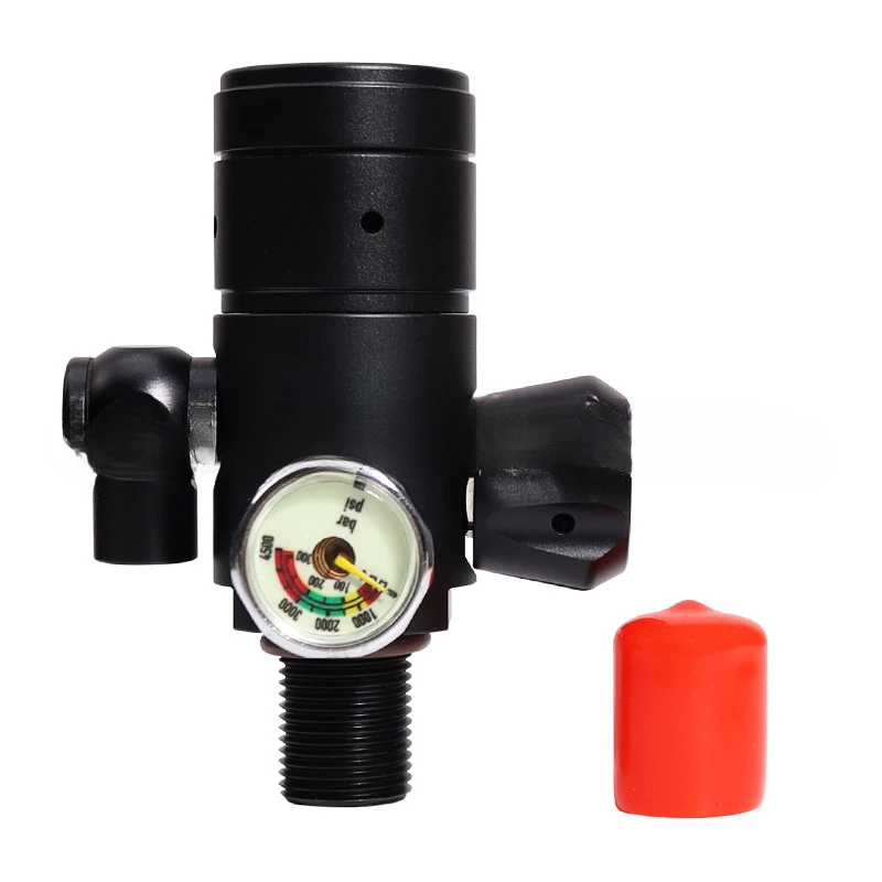 

M18 diving bottle primary pressure reducing valve with constant pressure exhaust and 360 degree joint diving respirator