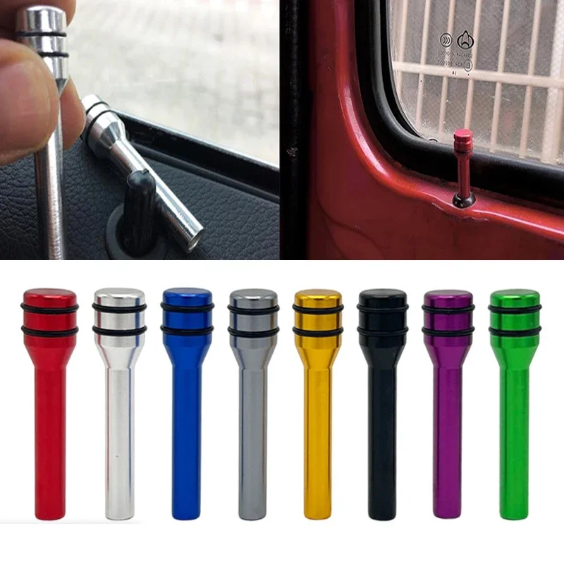 Universal Car Truck Interior Door Lock Knob Pull Pins Aluminum Alloy Auto Car Security Door Lock Pins Knob