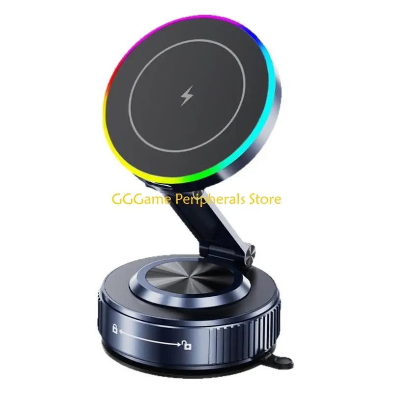 U55B High Power 15W Wireless Car Charging Mount Bracket With Strong