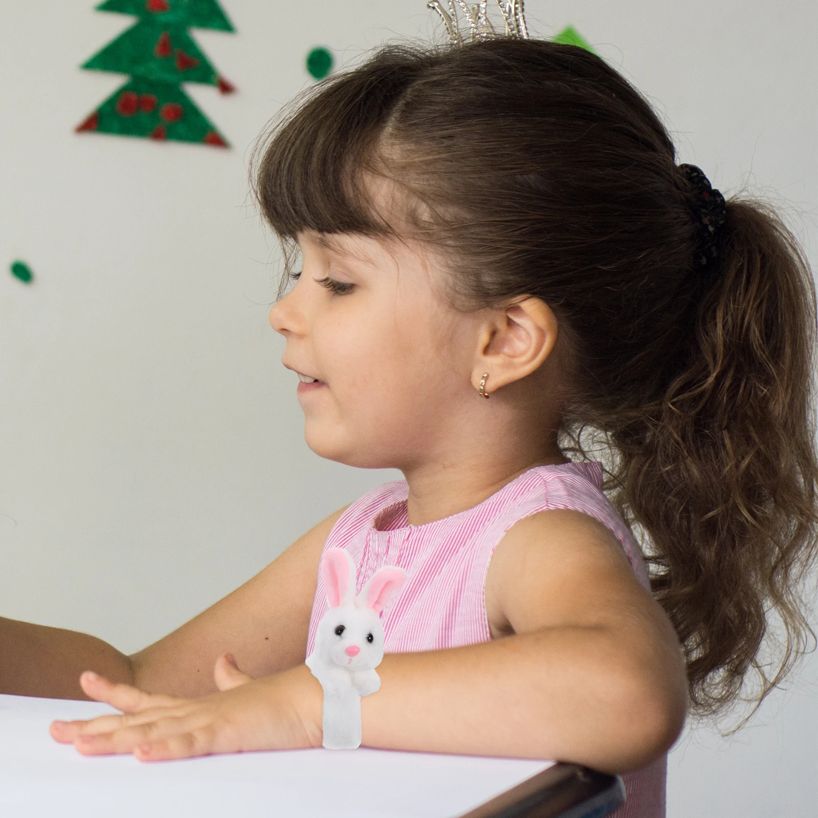 

1pc Simulated Animal Slap Bracelets Cartoon Wrist Bands Jungle Party Favors Kids Birthday Gift Light Comfortable for Children