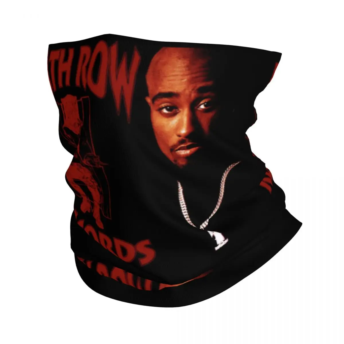 Death Row Records Bandana Neck Warmer Men Women Winter Hiking Ski Scarf Gaiter Face Cover