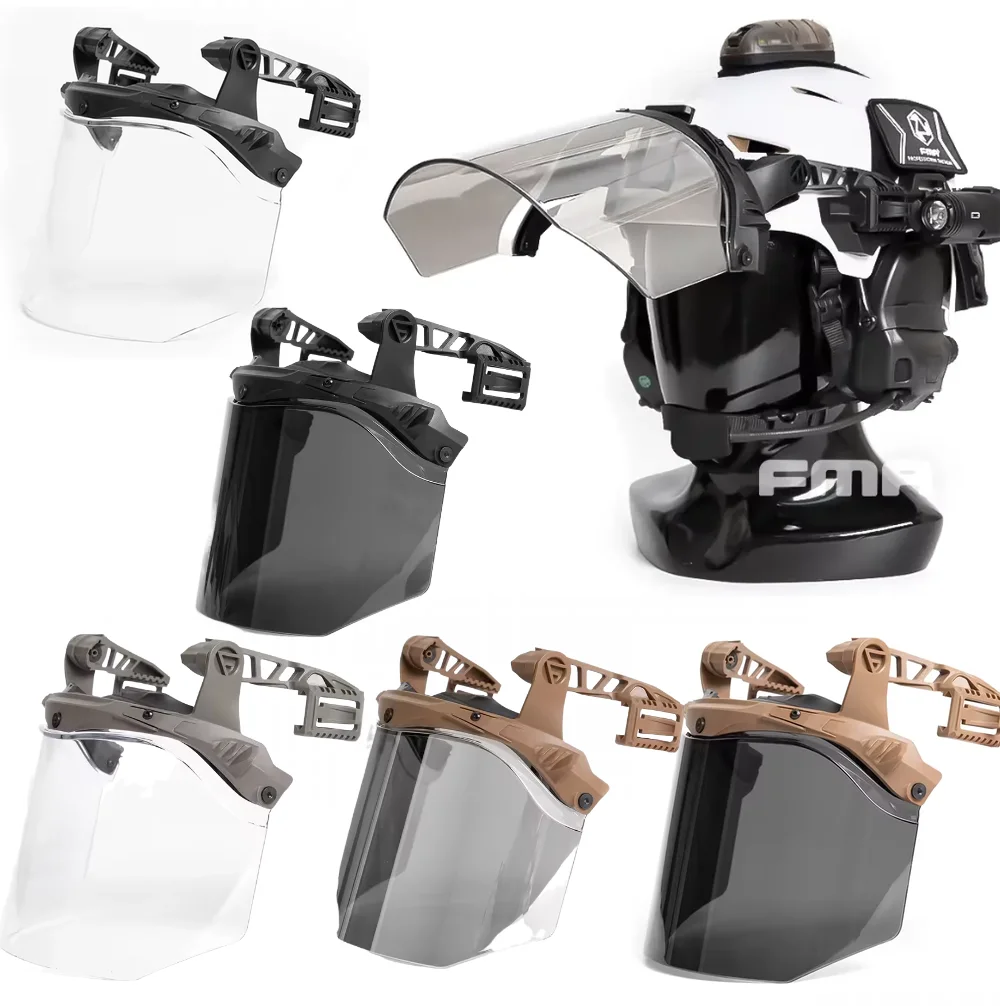 EX Wendy 3.0 máscara paintball táctica con lente abatible y visera - imagen 5