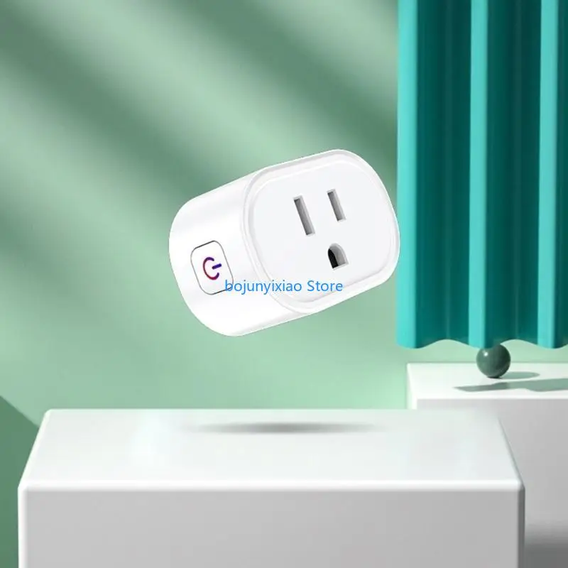 

900B 16A Intelligent Plug With Remote & Voice Control Homes Wifi Outlet Socket US Standard Plug 3Pin Adapter No Hub Require