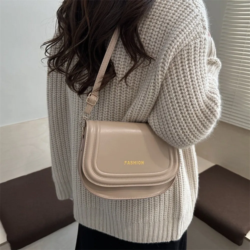 

Luxury PU Leather Shoulder Bag Adjustable Strap Lightweight Crossbody Bag Handbag Women