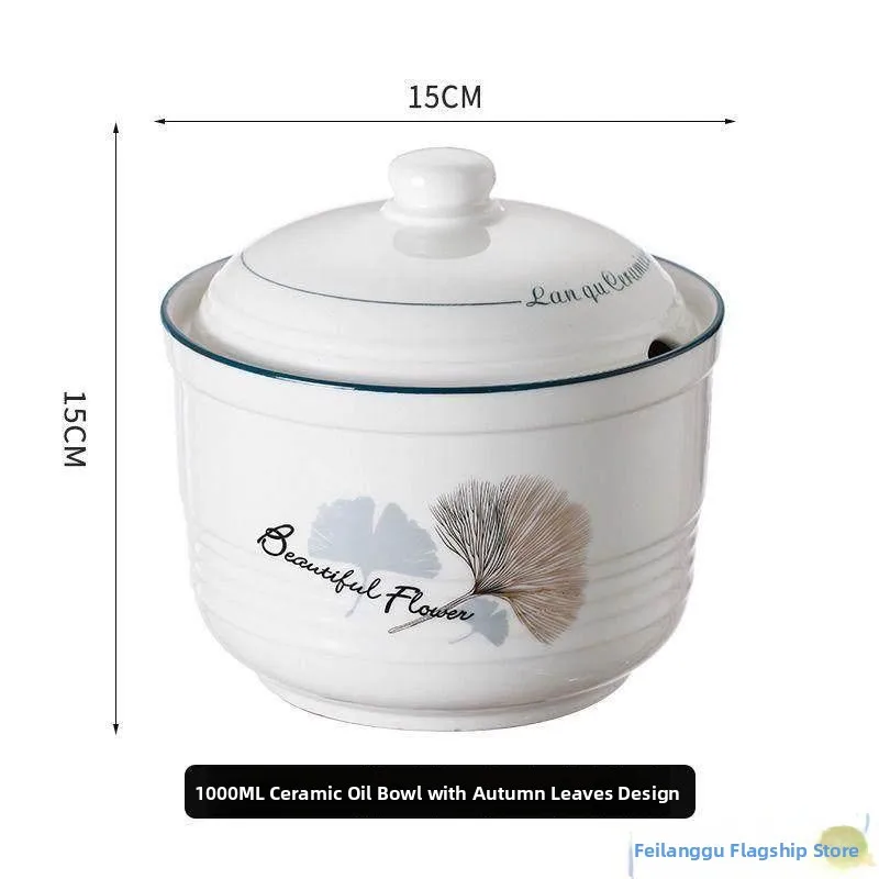 

Food ade Cerc Oil Storage Jar Pork Fat Sauce High Temperature Chili Oil Bottle Simple One Pound Home Use Chili Sauce