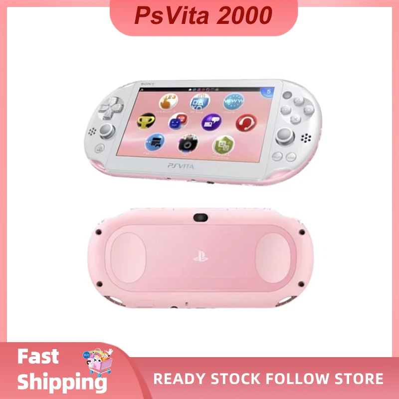 Original PsVita PSV 2000 Retro Handheld Video Game Console Touch Screen PKGJ Store Free Games PSV2000 PS Vita 2000 Slim