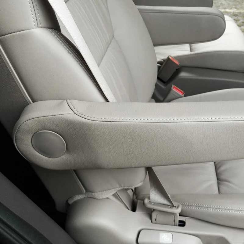 Car Interior Seat Armrest Handle Microfiber Leather Cover Trim For Honda Odyssey 2015 2016 2017
