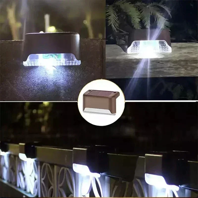 NEWBIRTH 1 ~ 12PCS Solar Deck Licht Outdoor IP65 Wasserdichte Solar Power Garten Lampen für Geländer Treppen Schritt Zaun Hof Terrasse Pathway 5