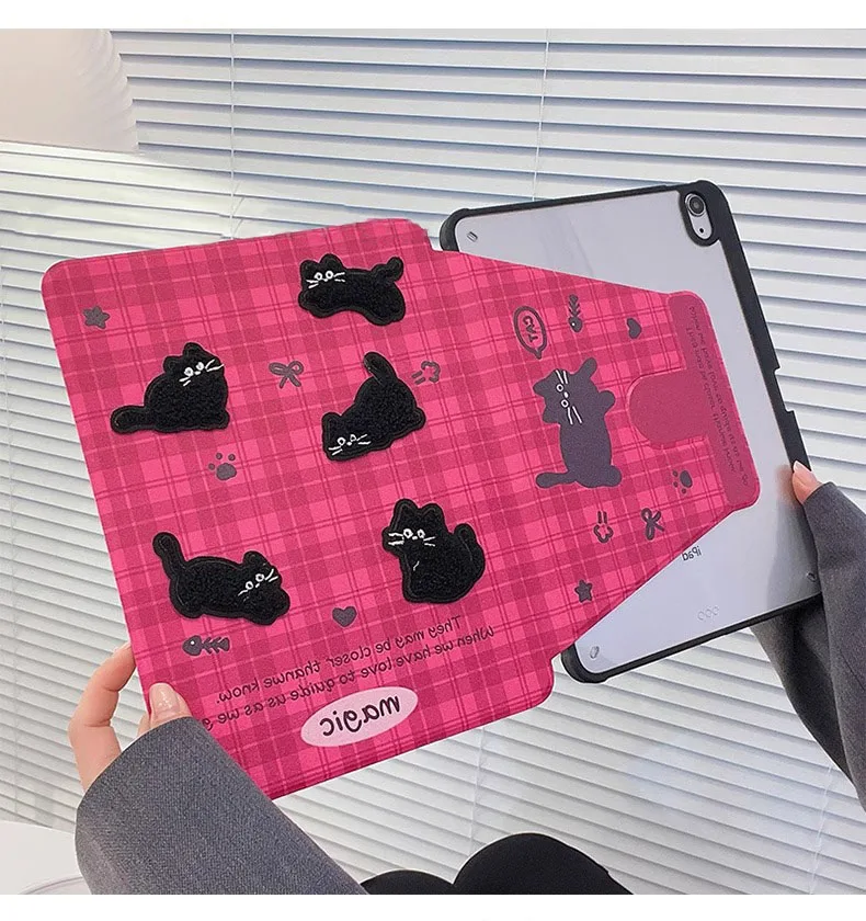 Cartoon Kitten Tablet Case For 2024 New iPad Air6 11