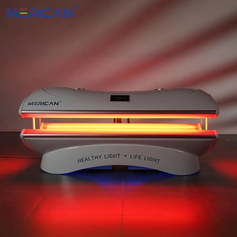 Modern Full Body Red Light Therapy Bed Photobiomodulation LED for Home Use Muscle Comfort and Care